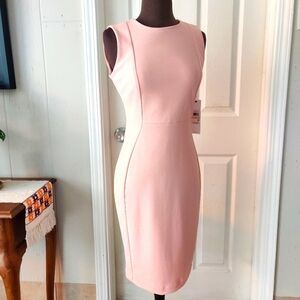 Light pink Calvin Klein sleeveless dress 2